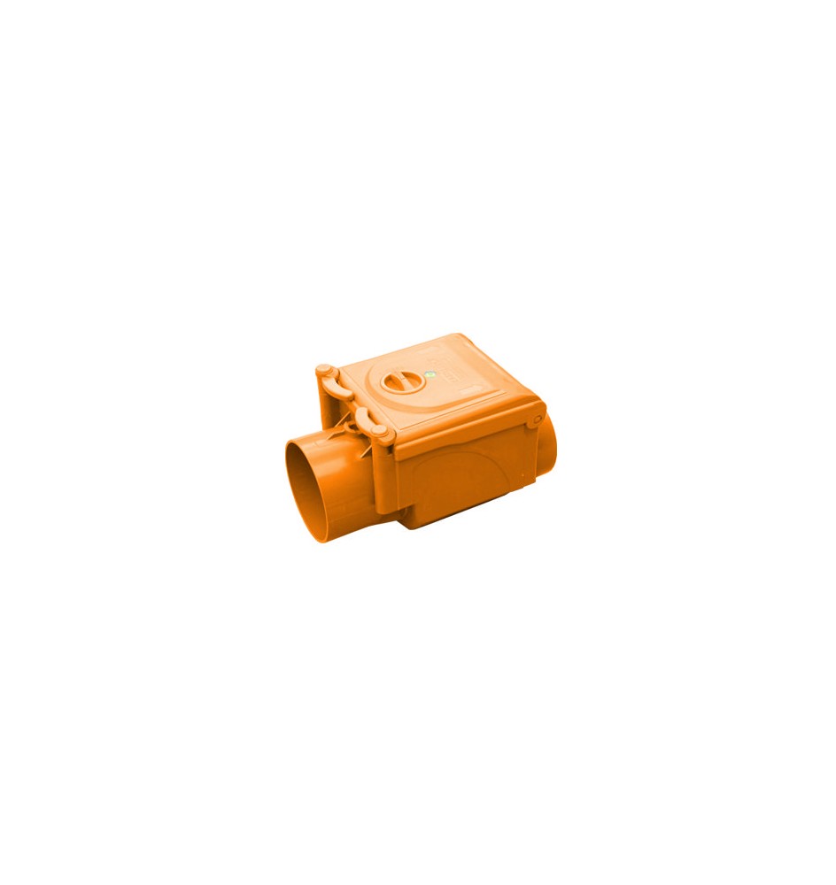 VALVOLA ANTIRIFLUSSO IN PVC ARANCIO Diam. 110