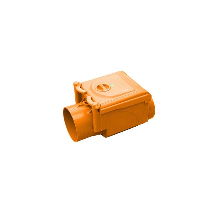 VALVOLA ANTIRIFLUSSO IN PVC ARANCIO MF Diam. 140