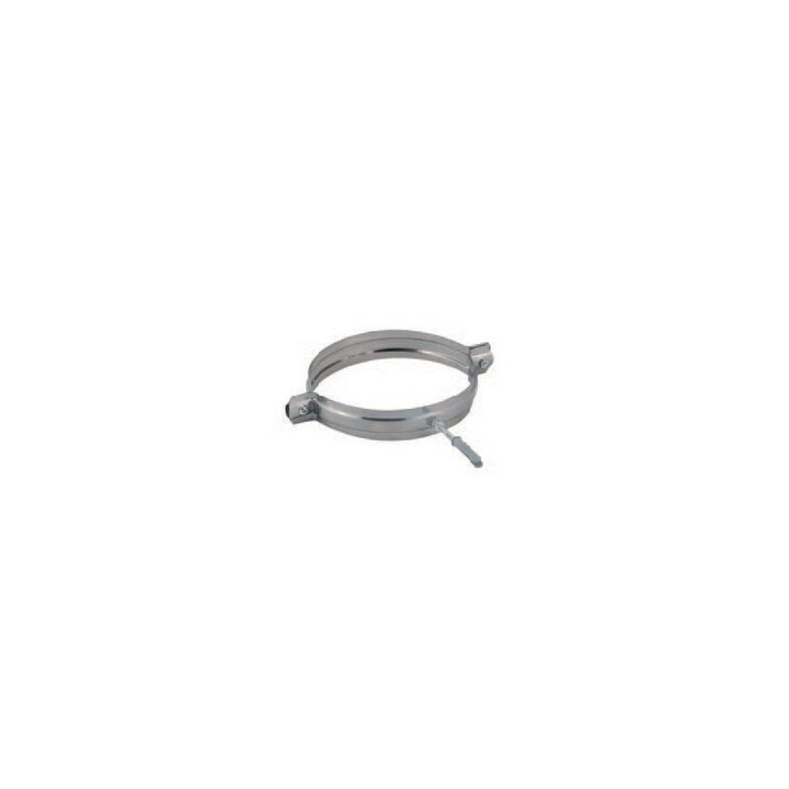 C COLLARE INOX C/TASSELLO P/TUBO D 8 CM