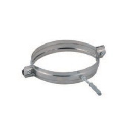 C COLLARE INOX C/TASSELLO P/TUBO D 20 CM
