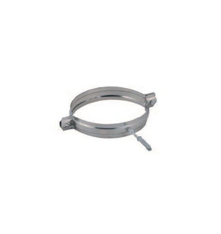 C COLLARE INOX C/TASSELLO P/TUBO D 25 CM