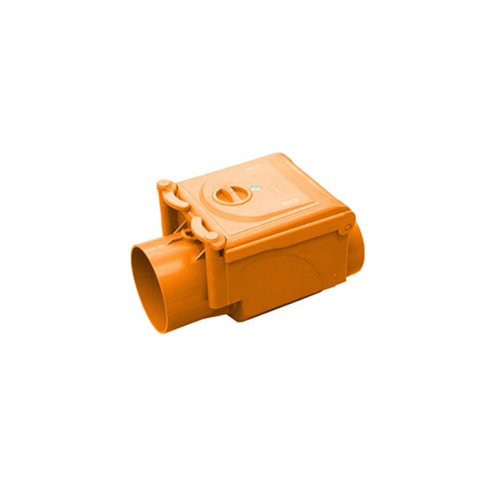 VALVOLA ANTIRIFLUSSO IN PVC ARANCIO MF Diam. 140