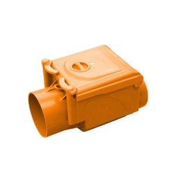 VALVOLA ANTIRIFLUSSO IN PVC ARANCIO Diam. 160