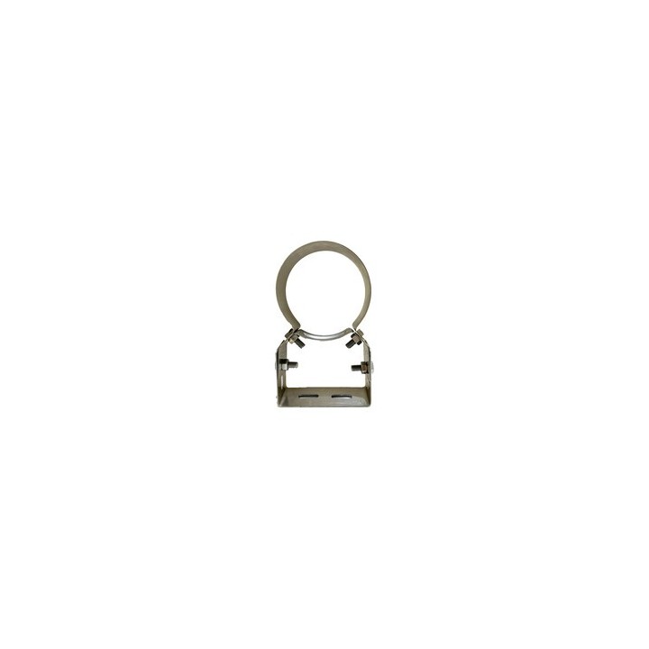 C COLLARE INOX C/STAFFA P/TUBO D 8 CM