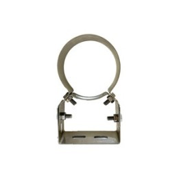 C COLLARE INOX C/STAFFA P/TUBO D 12 CM