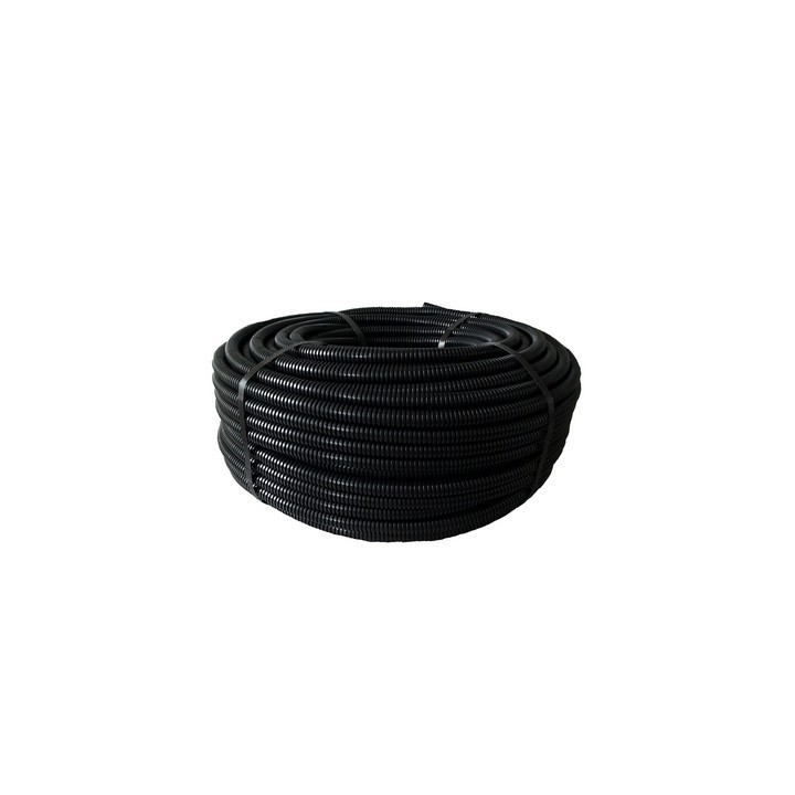 TUBO CORRUGATO NERO TF Diam. 20 x 100 mt