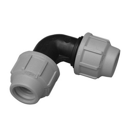 GOMITO A 90° DIANFLEX RACCORDO PER POLIETILENE Diam. 20 -F-BRICO