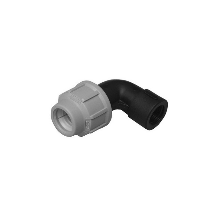 GOMITO A 90° C/DERIVAZIONE FEMMINA DIANFLEX RACCORDO PER POLIETILENE 1/2 x 32