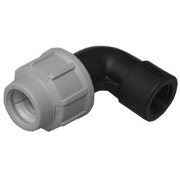 GOMITO A 90° C/DERIVAZIONE FEMMINA DIANFLEX RACCORDO PER POLIETILENE 2" x 63