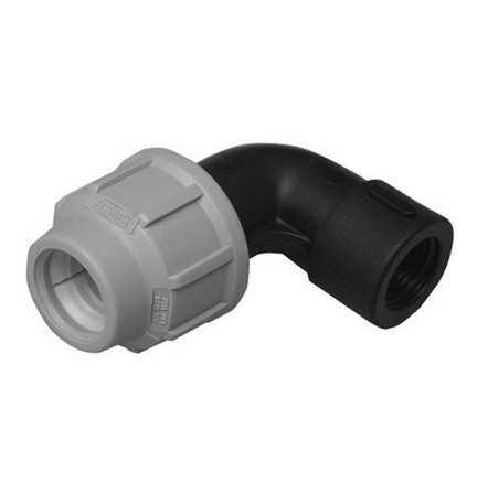 GOMITO A 90° C/DERIVAZIONE FEMMINA DIANFLEX RACCORDO PER POLIETILENE 1/2 x 20 -F-BRICO