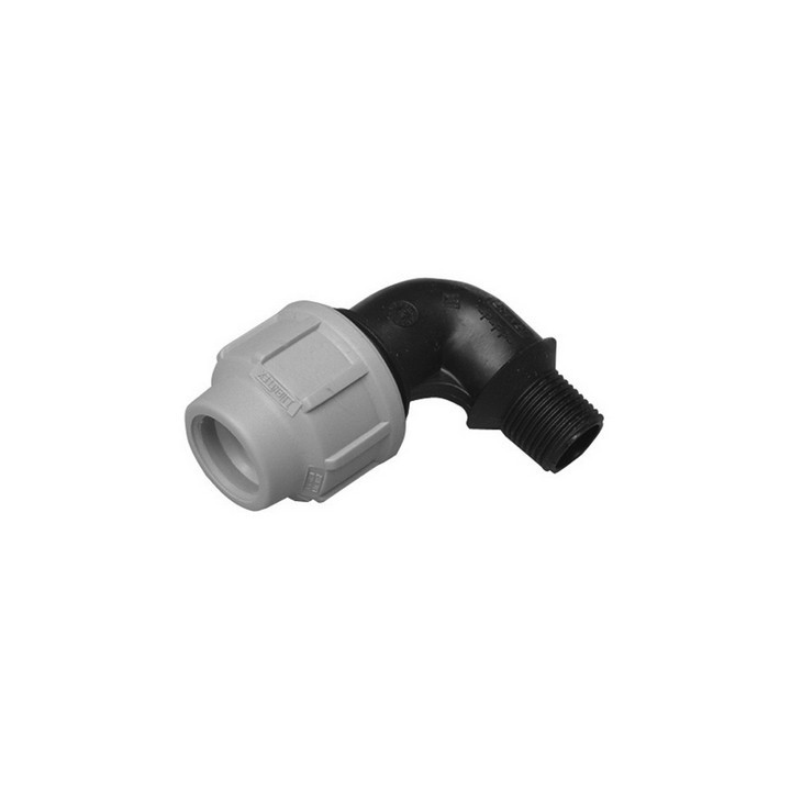 GOMITO A 90° C/DERIVAZIONE MASCHIO DIANFLEX RACCORDO PER POLIETILENE 2"1/2 x 75 Blu