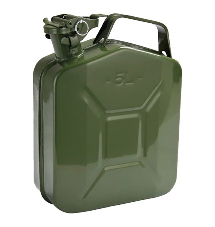 TANICA PER CARBURANTI IN ACCIAIO Lt. 5