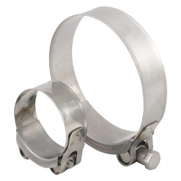 FASCETTA A MORSETTO ø 98 - 103 - banda 24 mm - vite M8
