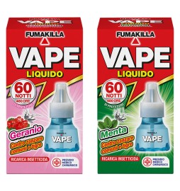 ANTIZANZARE LIQUIDO RICARICA 60 notti - Geranio/Menta