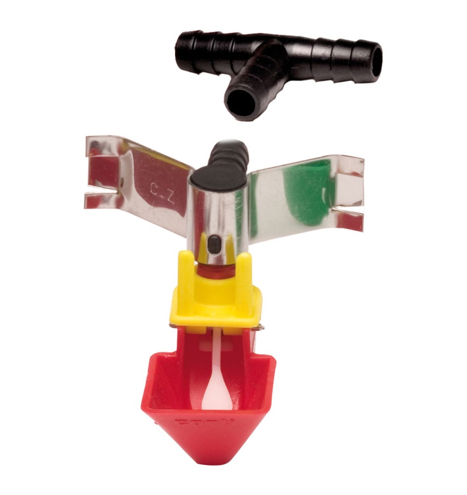 ABBEVERATOIO AUTOMATICO PER PULCINI applicabile alle gabbie