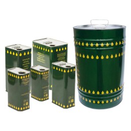LATTA PER OLIO IN LAMIERA Ml. 250 - foro Ø 24 mm