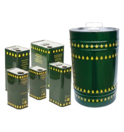 LATTA PER OLIO IN LAMIERA Lt. 0,5 - foro Ø 32 mm