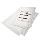 SACCHETTI PRETAGLIATI GOFFRATURA A ROMBO 25 x 35 - confezione 20 pezzi
