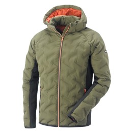 GIACCA IMBOTTITA 'DAKOTA' taglia XL - nero/arancio