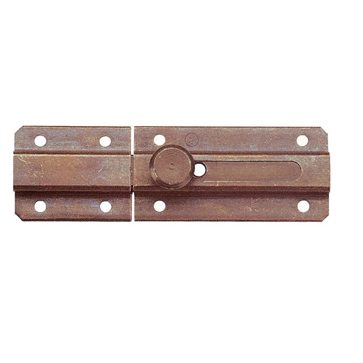 CATENACCIOLO ORIZZONTALE ACCIAIO BRONZ 120 MM**