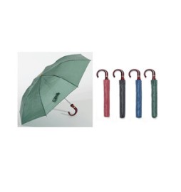 OMBRELLO AUTOMATICO PIEGHEVOLE 2 SEZIONI ASSORTITO