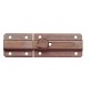 CATENACCIOLO ORIZZONTALE ACCIAIO BRONZ 200 MM