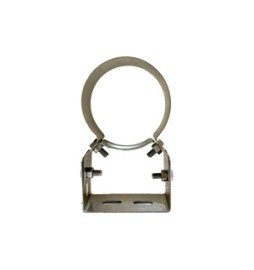 C COLLARE INOX C/STAFFA P/TUBO D 15 CM