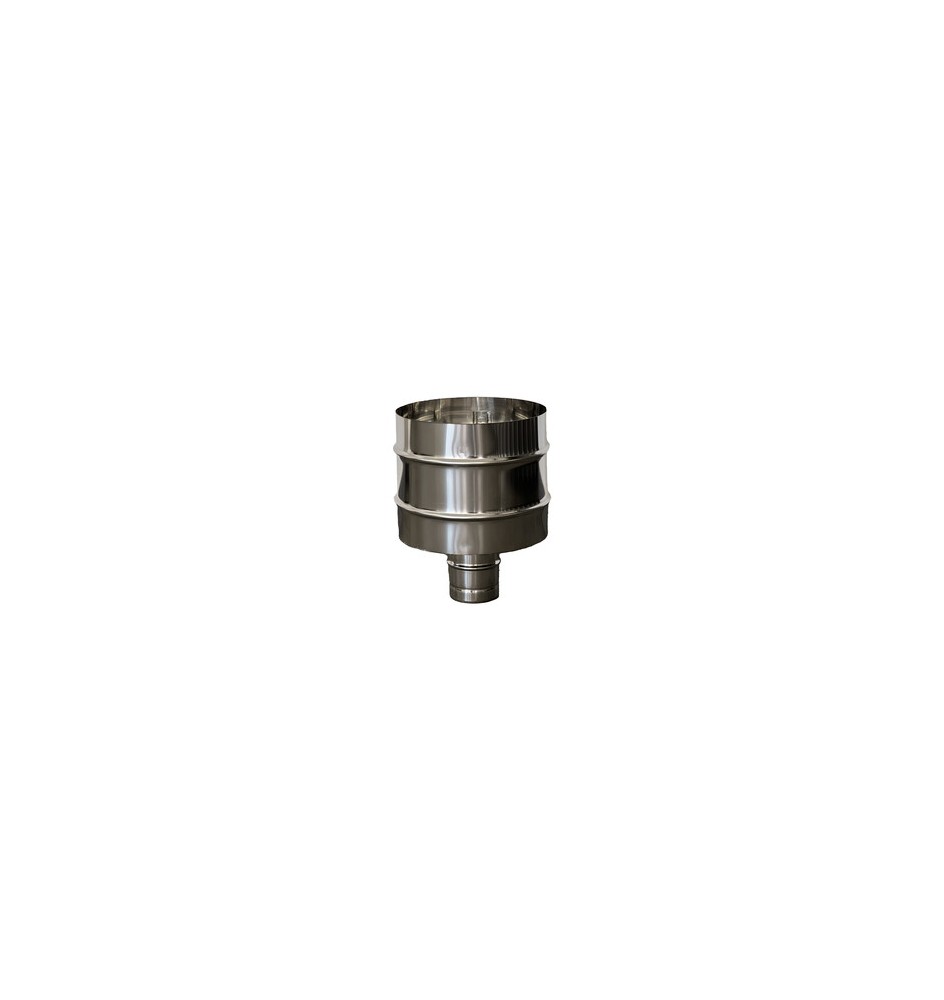 C FUMAIOLO A BOTTE INOX TONDO INOX D 20CM