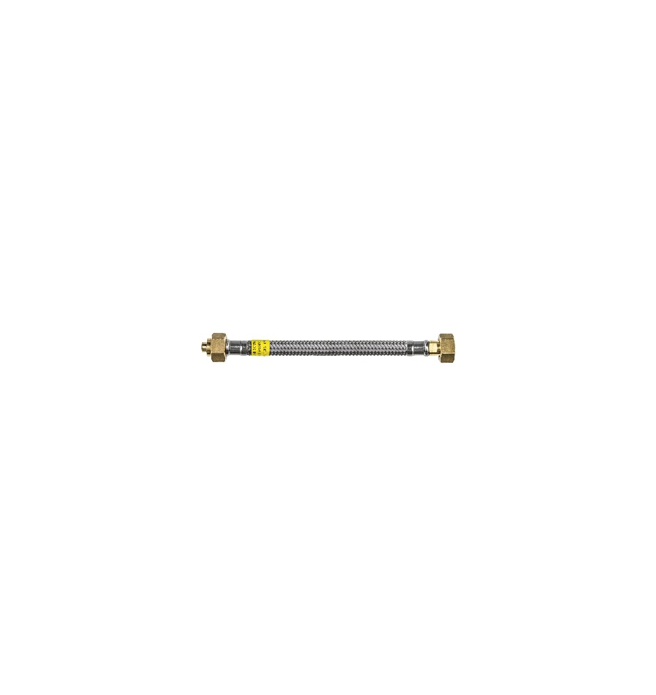 FLESSIBILE PER GAS TRECCIA INOX SICURGAS NG DN8 600 mm