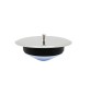 TAPPO PER POZZETTO A PAVIMENTO CON PIATTELLO INOX Diam. 100