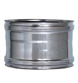 C RACCORDO INOX ATTACCO FF D 20 CM