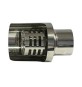 C TERMINALE INOX ORIZZONTALE D 10 CM
