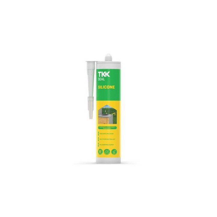 SILICONE ACETICO UNIVERSALE 280 ml - Bianco