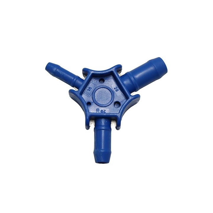 CALIBRATORE SBAVATORE A CROCE IN PVC 16-20-26 mm