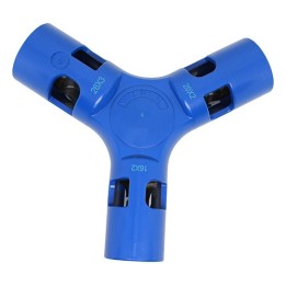 CALIBRATORE SBAVATORE PROFESSIONALE TRIPLO 16 - 26 mm