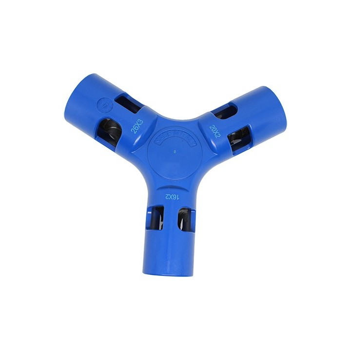 CALIBRATORE SBAVATORE PROFESSIONALE TRIPLO 16 - 26 mm