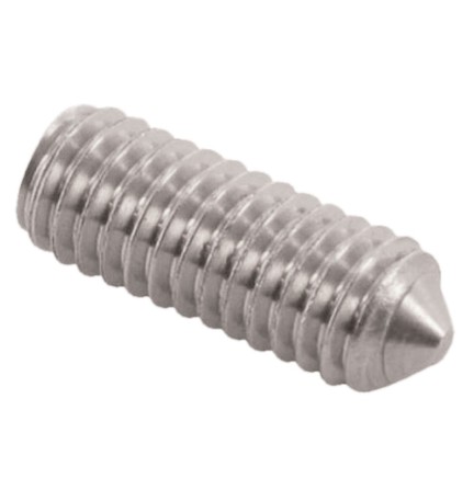 VITI GRANI SENZA TESTA PUNTA CONICA M6 x 6 mm