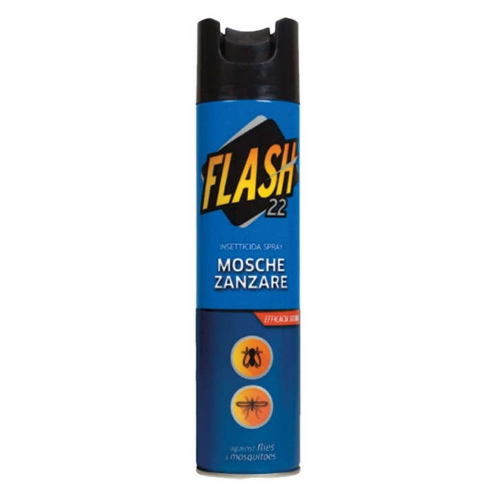 INSETTICIDA SPRAY MOSCHE E ZANZARE 'FLASH 22' ml 400