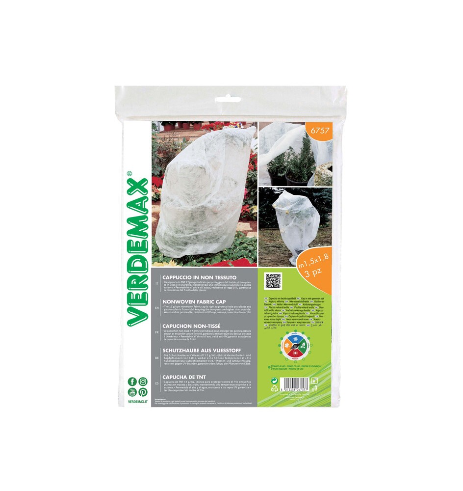 CAPPUCCIO ANTIGELO IN TNT 17G/M2 1,5X1,8 M CF 3 PZ