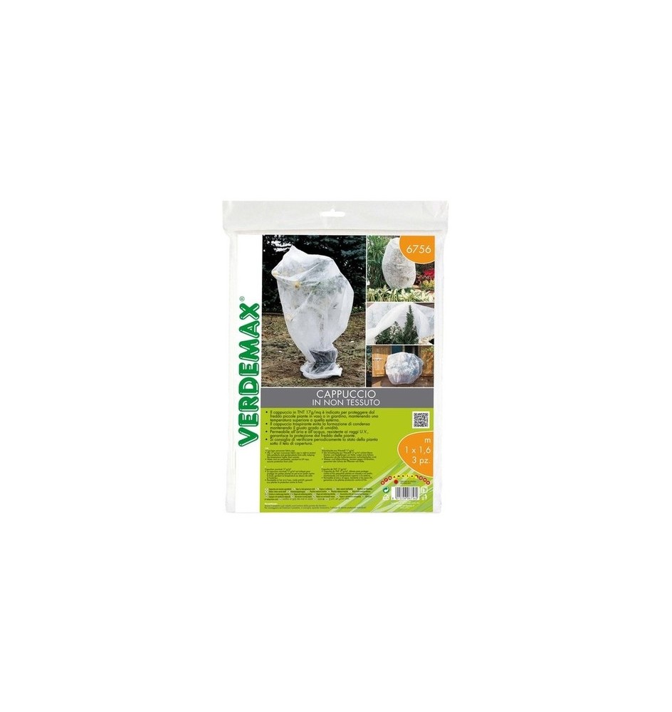 CAPPUCCIO ANTIGELO IN TNT 17G/M2 1,0X1,6 M CF 3 PZ