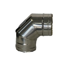 C CURVA INOX 90 D 8 CM