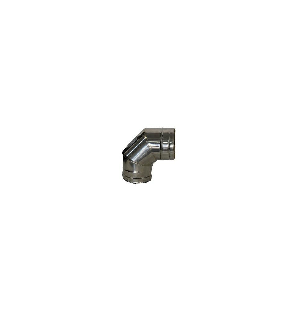 C CURVA INOX 90 D 8 CM
