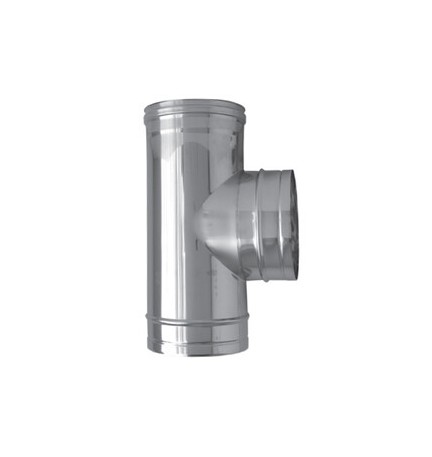 C RACCORDO A T INOX ATTACCO FFM D 10 CM