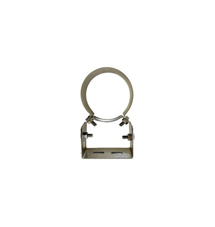 C COLLARE INOX C/STAFFA P/TUBO D 10 CM