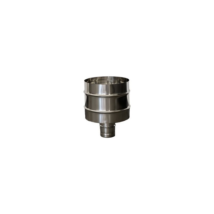 C FUMAIOLO A BOTTE INOX TONDO INOX D 12CM