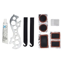 KIT RIPARAZIONE BICICLETTE set 10 pezzi