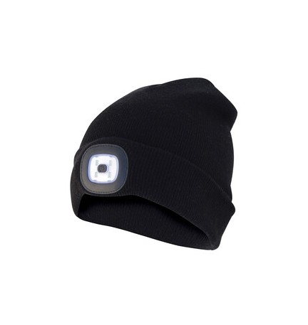 CAPPELLO LIGHTHOUSE C/LUCE LED RICARIC. NERO