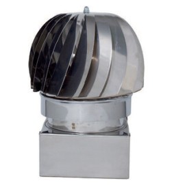 C FUMAIOLO GIREVOLE INOX QUADRO 30X30CM