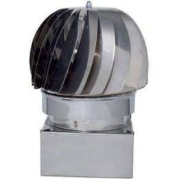 C FUMAIOLO GIREVOLE INOX QUADRO 37X37CM