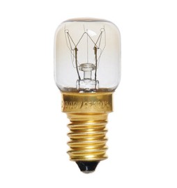 LAMPADINA ALOGENA FORNO 15W E14 60LM 2100K